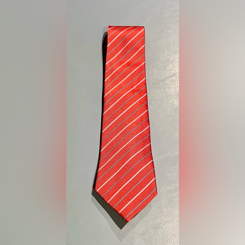 Countess Mara Classic Red Striped Men's Tie